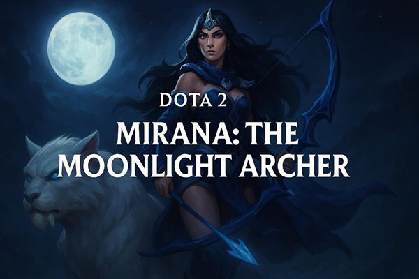 Mirana - the moonlight archer of dota 2