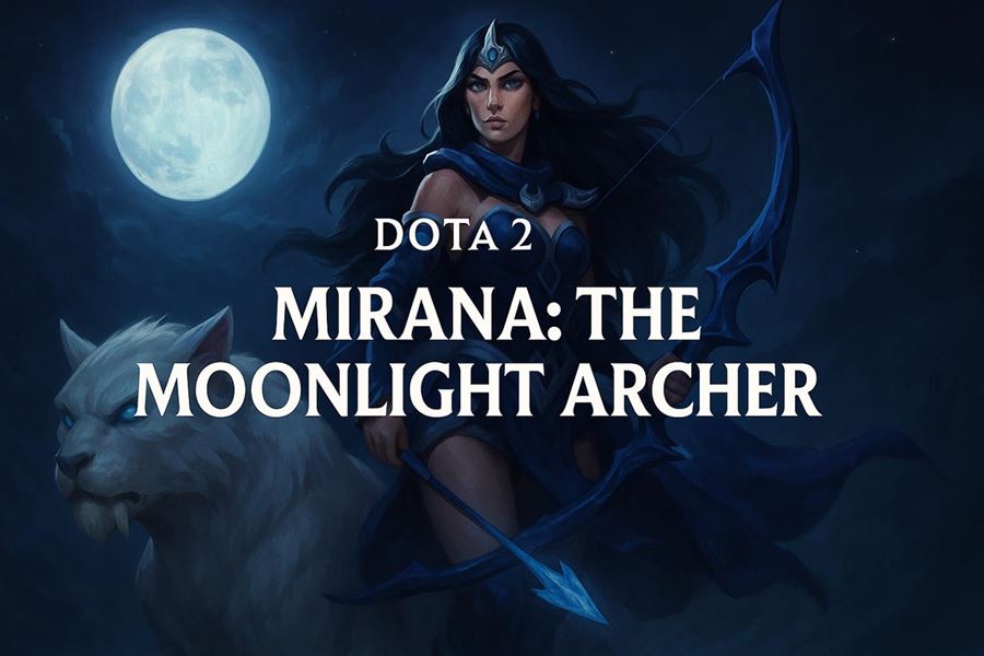 Mirana - the moonlight archer of dota 2